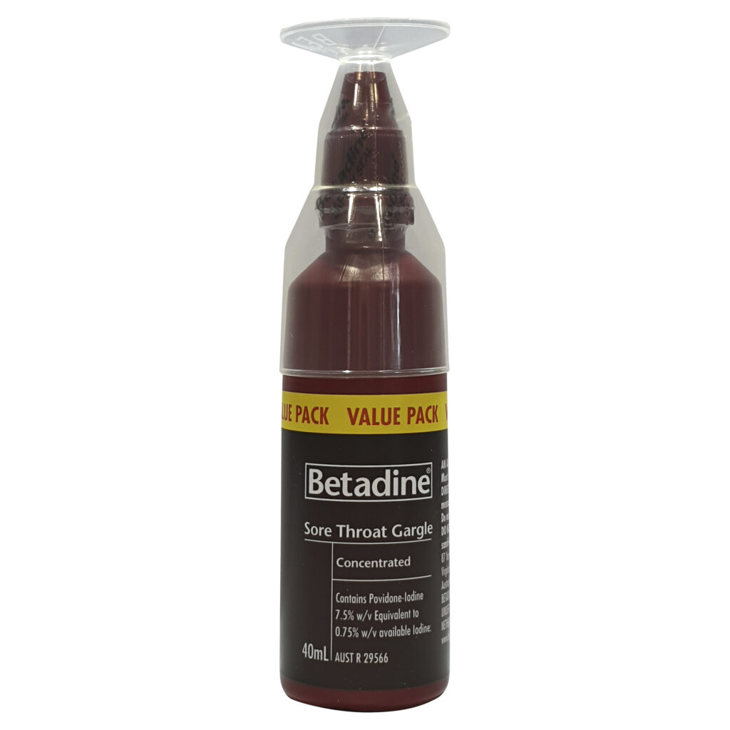 Betadine Sore Throat Gargle Concentrated 40mL