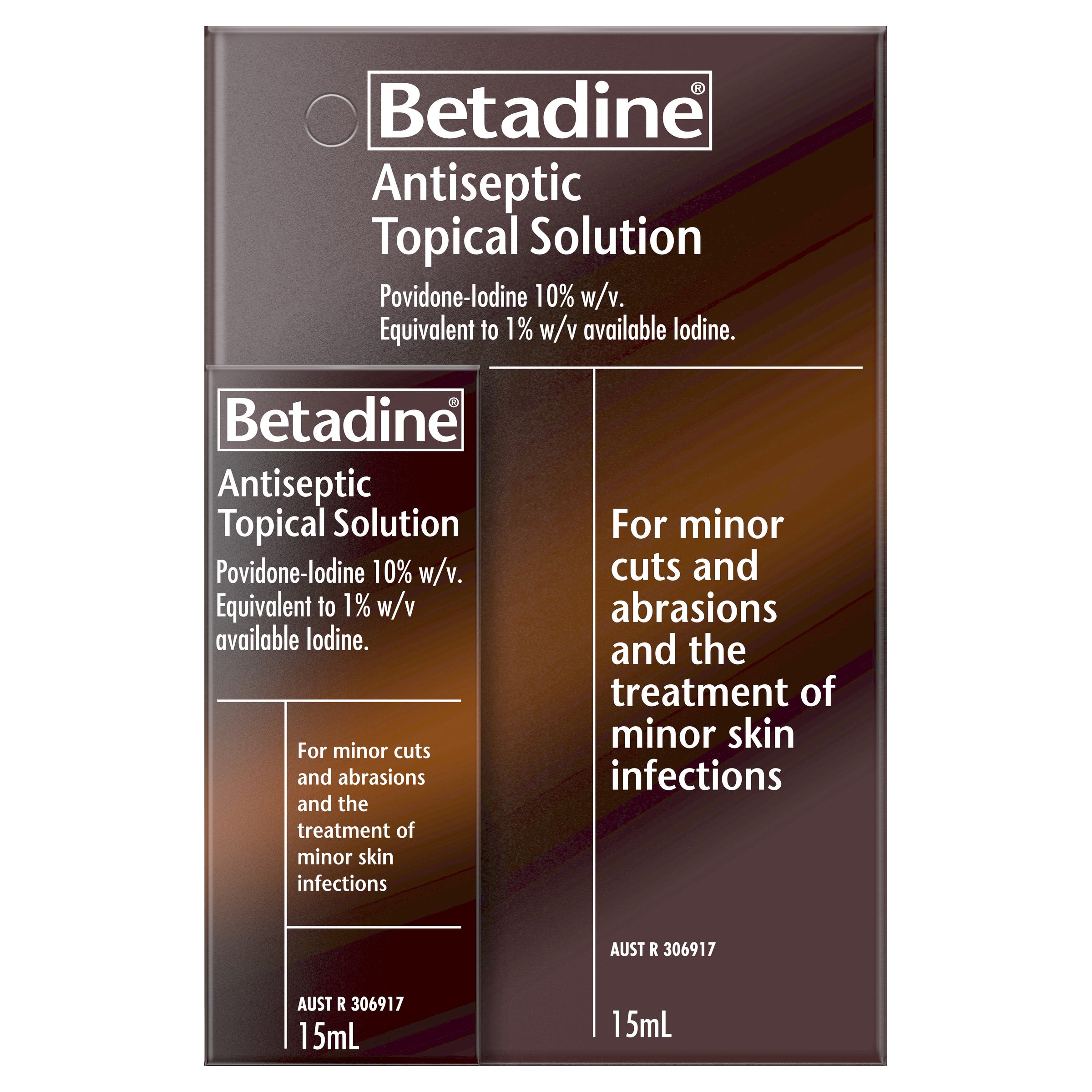 Betadine Antiseptic Topical Solution 15mL