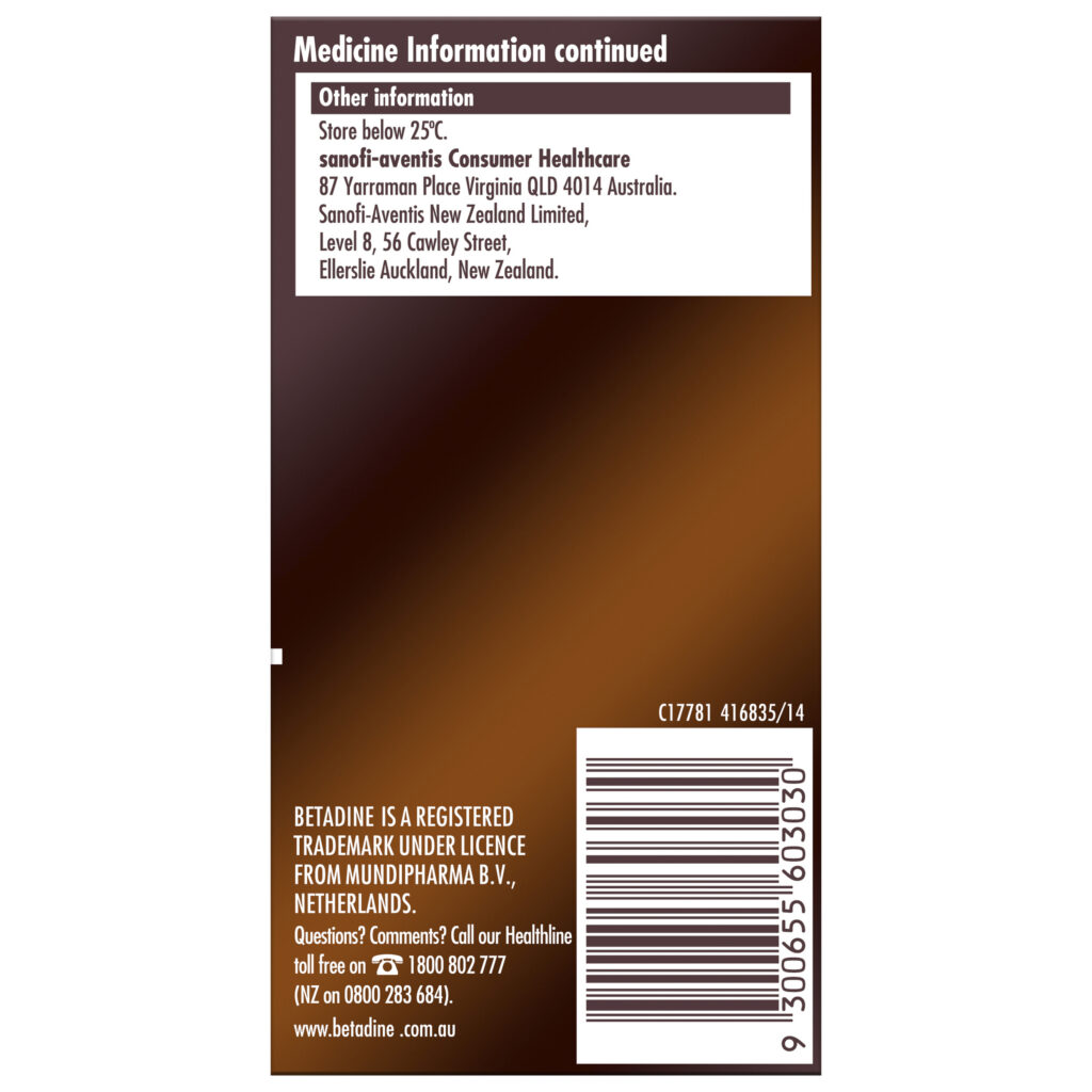 Betadine Antiseptic Topical Solution 100mL