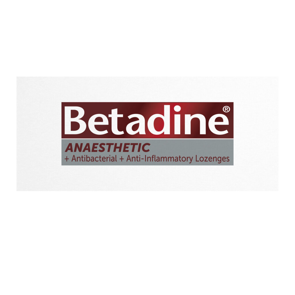 Betadine Anaesthetic + Antibacterial +Anti-Inflammatory Honey & Lemon Lozenges 36 Pack