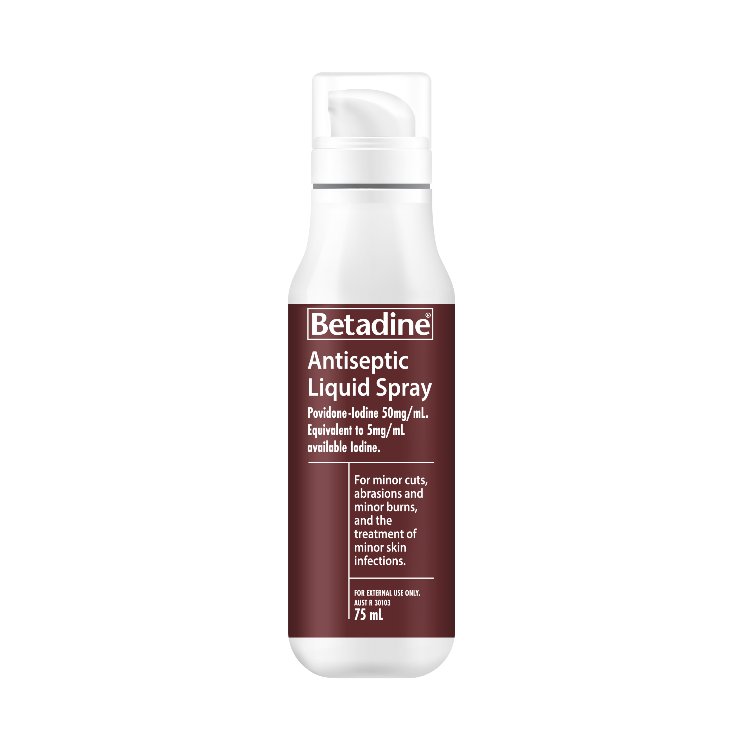 Betadine Antiseptic Liquid Spray 75mL