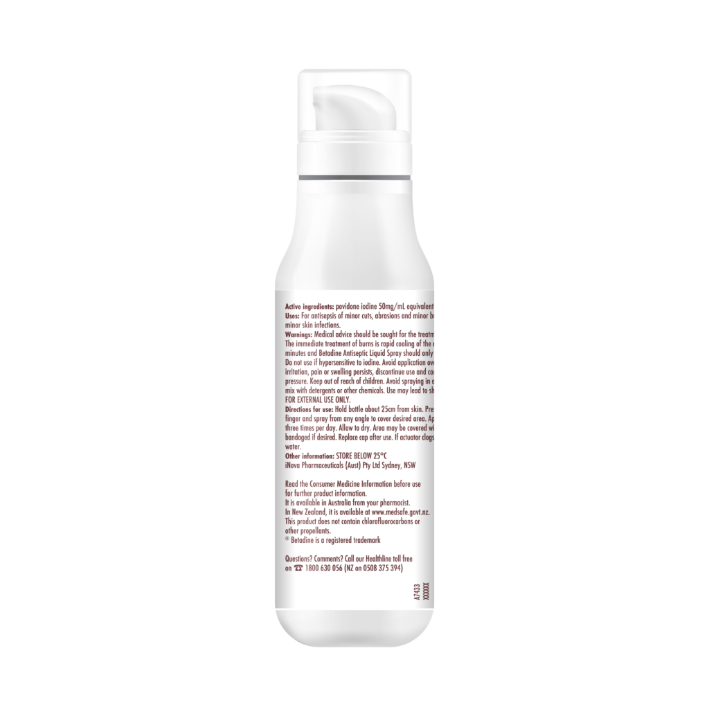 Betadine Antiseptic Liquid Spray 75mL