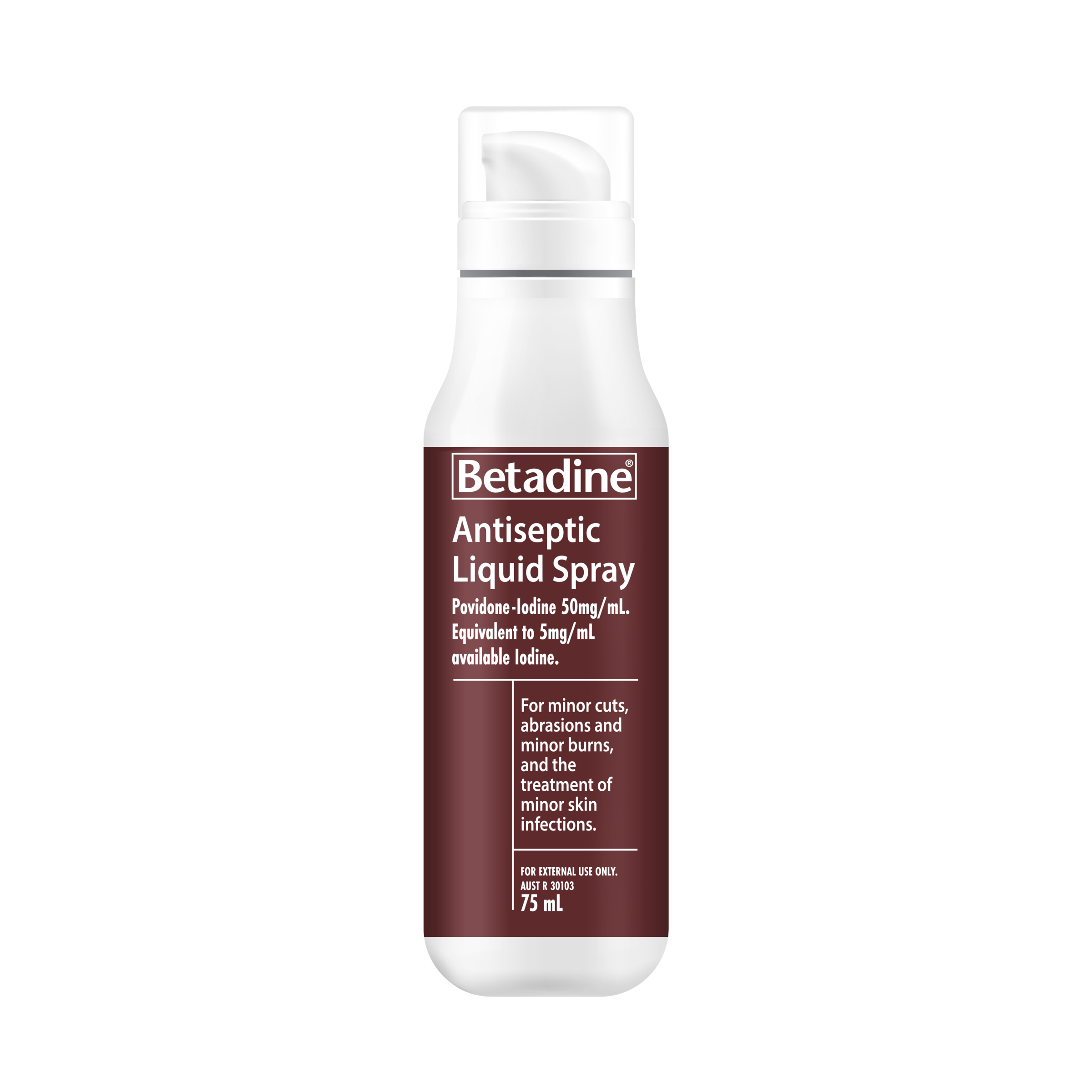 Betadine Antiseptic Liquid Spray 75mL