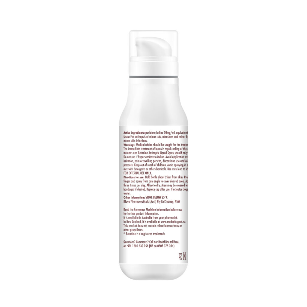 Betadine Antiseptic Liquid Spray 75mL