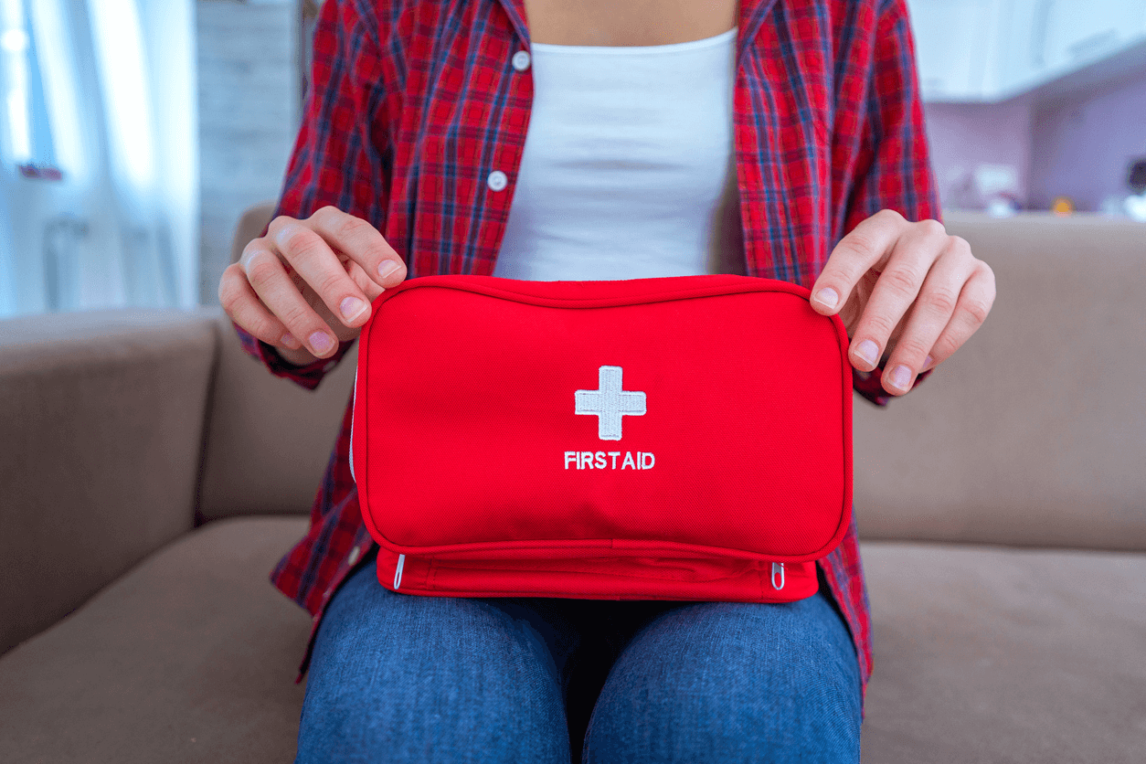 First aid kit for outdoor activities and camping First aid kit for outdoor activities and camping - header image