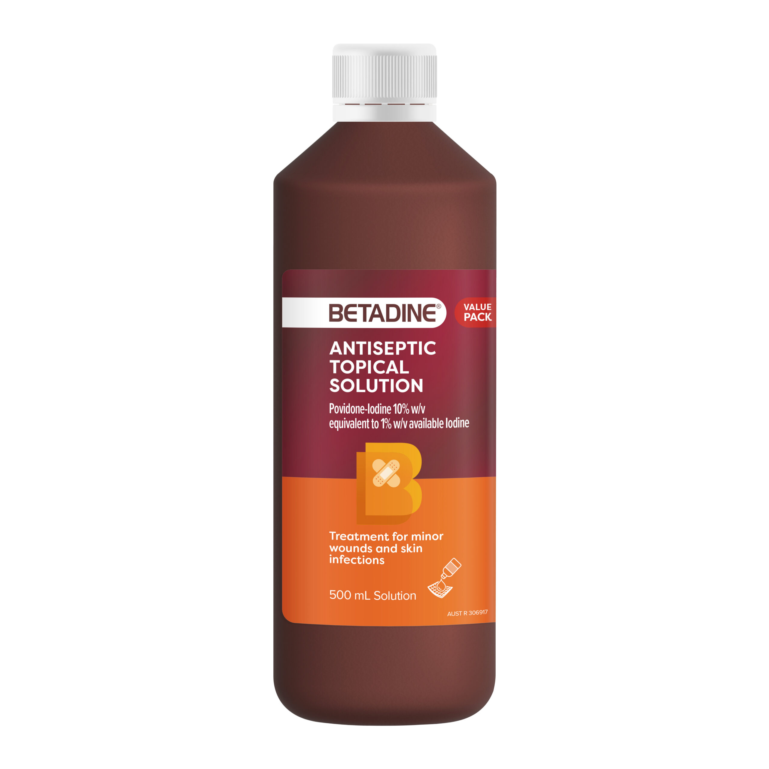 Betadine Antiseptic Topical Solution 500mL