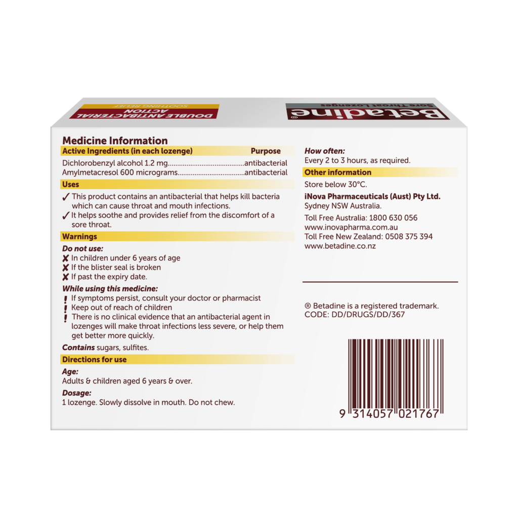 105468_A7809_BETADINE SORE THROAT H&L LOZ 16_AU NZ_CTN_Back_3D_V0