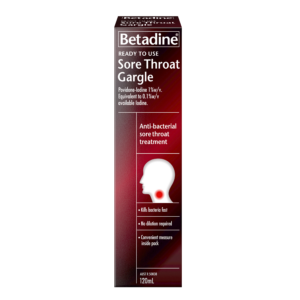 Betadine Ready To Use Sore Throat Gargle 120mL