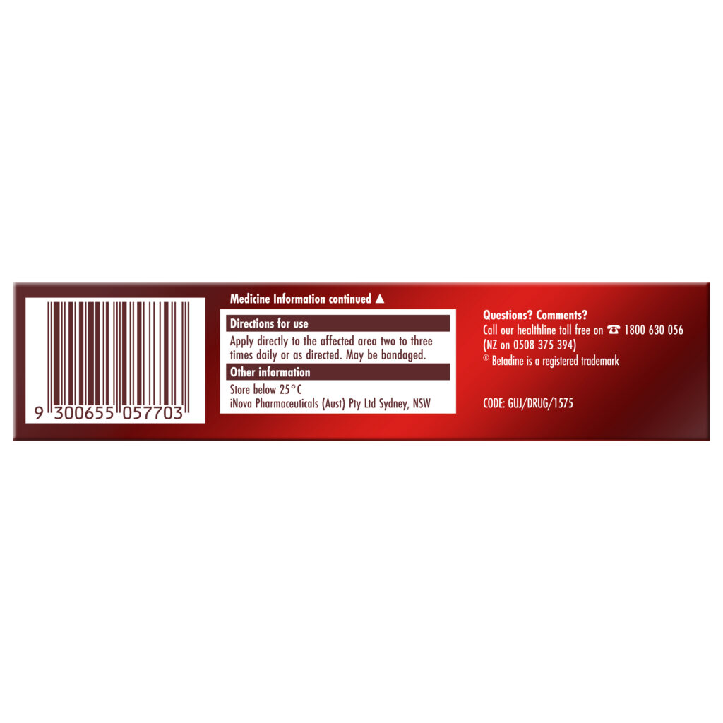 Betadine Antiseptic First Aid Cream  20g