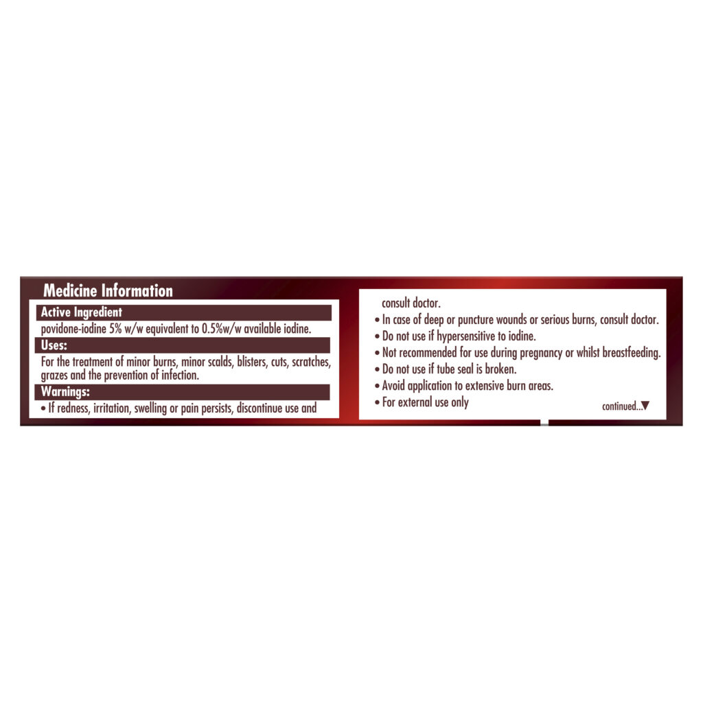 Betadine Antiseptic First Aid Cream  20g